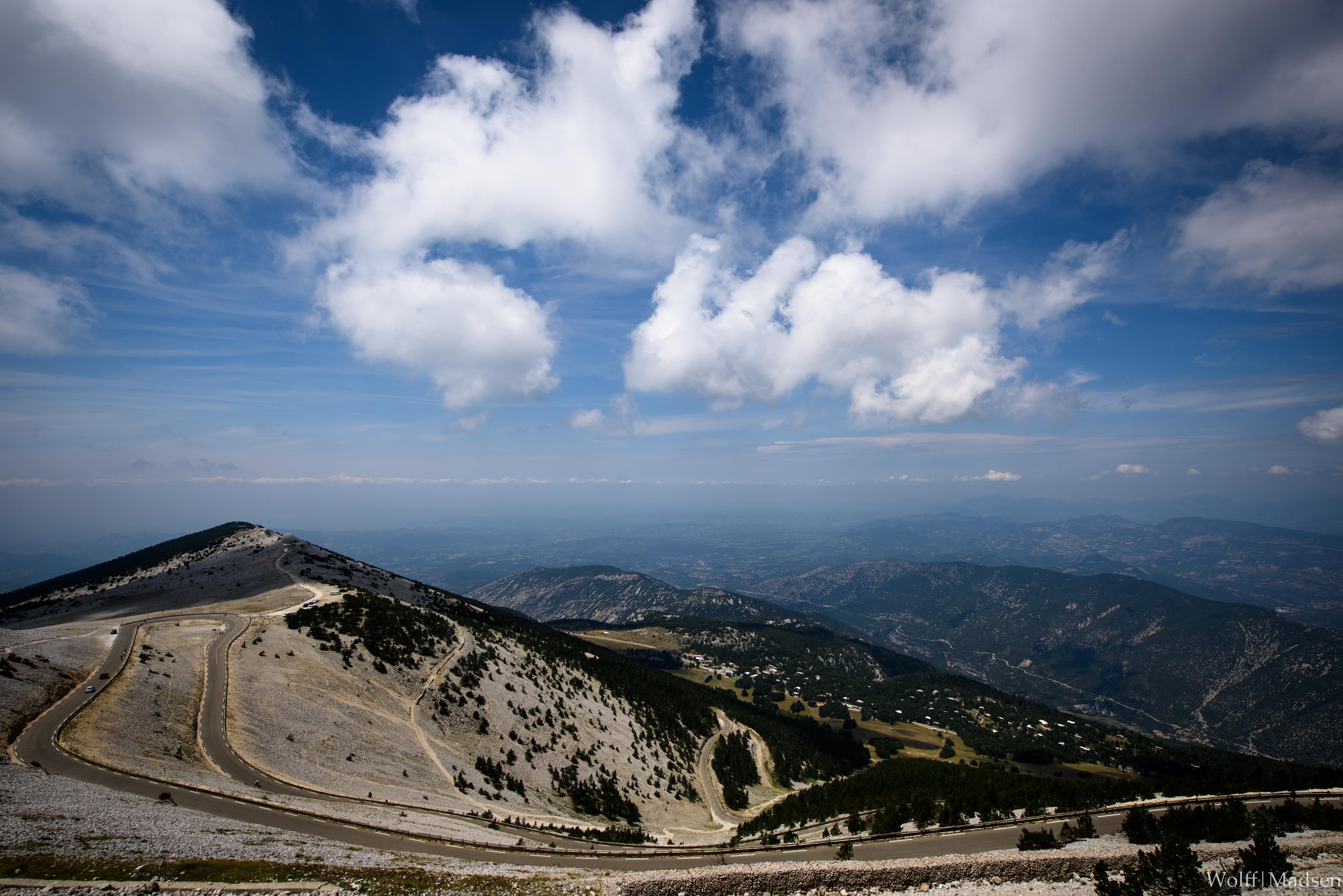 Northwest view, Mont Ventoux, France